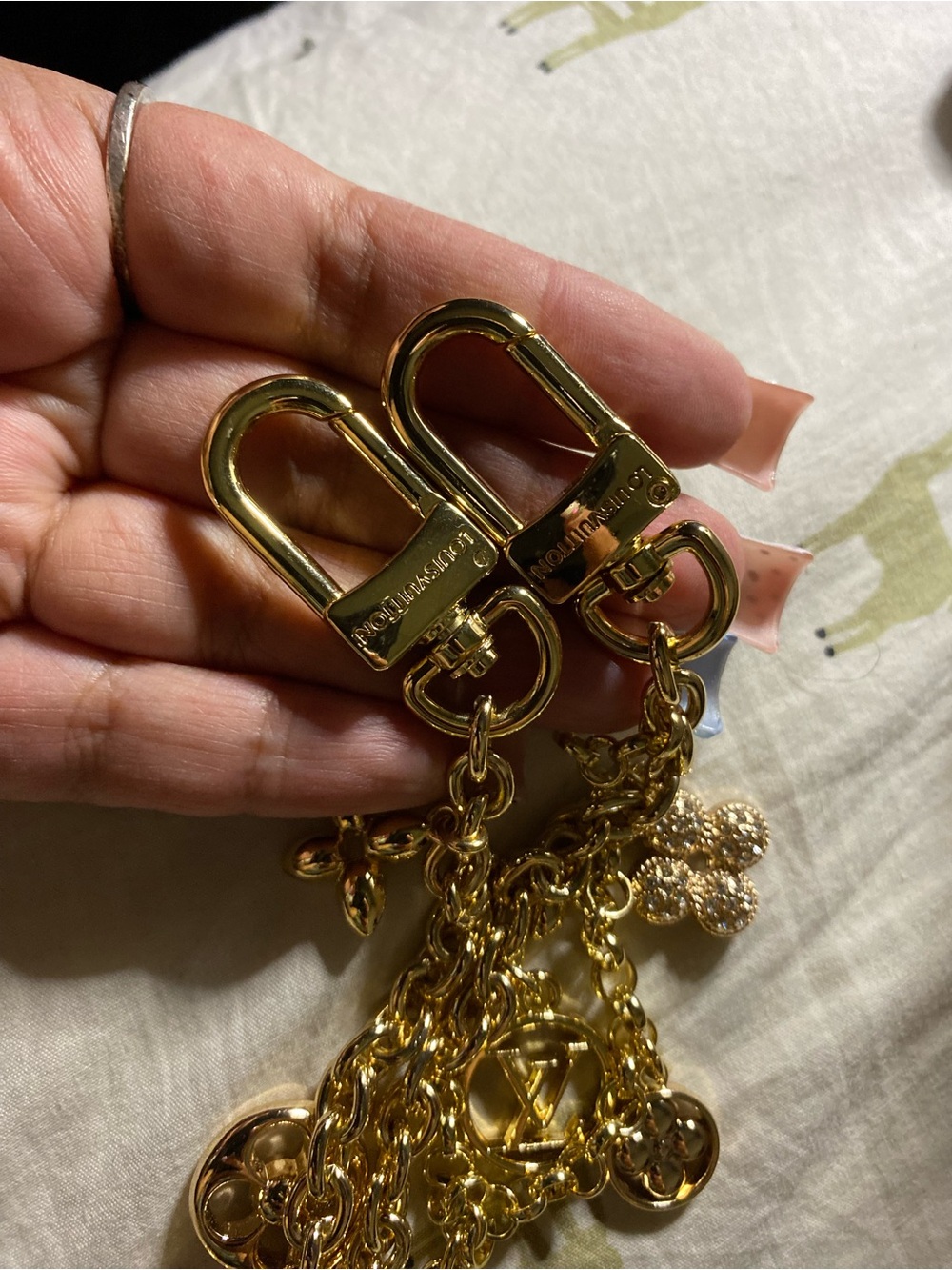 Louis Vuitton Inspired Gold-Tone Aries Charm Bracelet - Picture 6 of 6